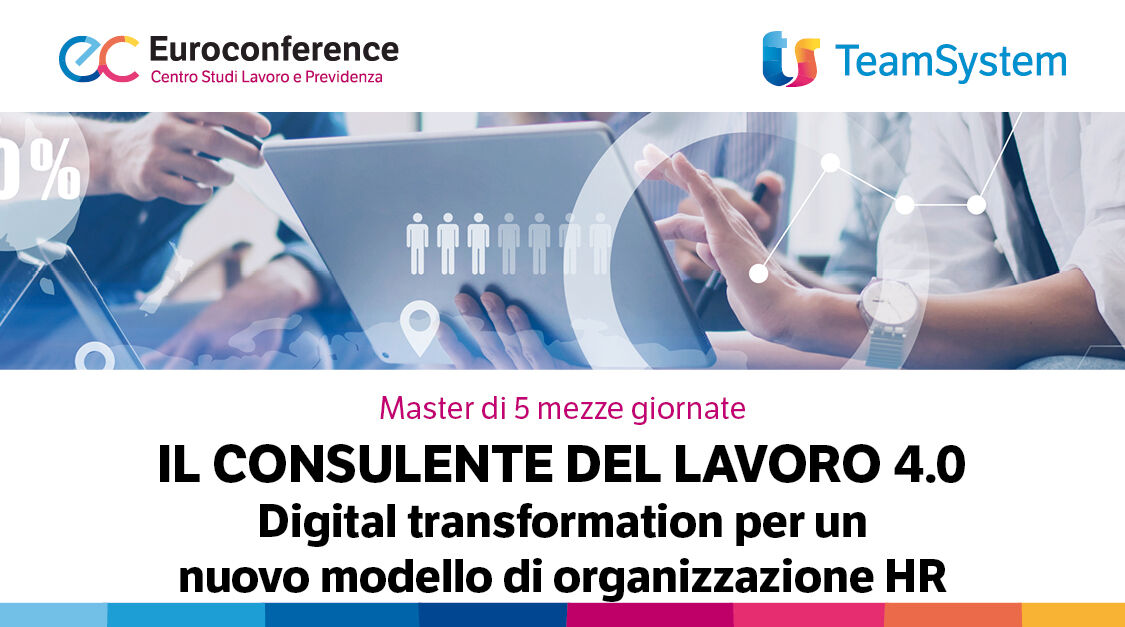 Immagine Master online consulente del lavoro 4.0 | Euroconference